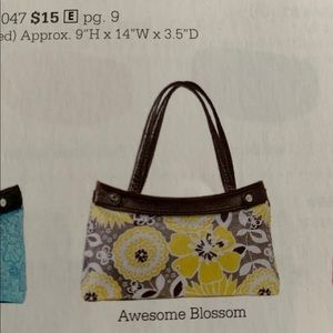 Thirty-one Fitted Purse Skirt Awesome Blossom
